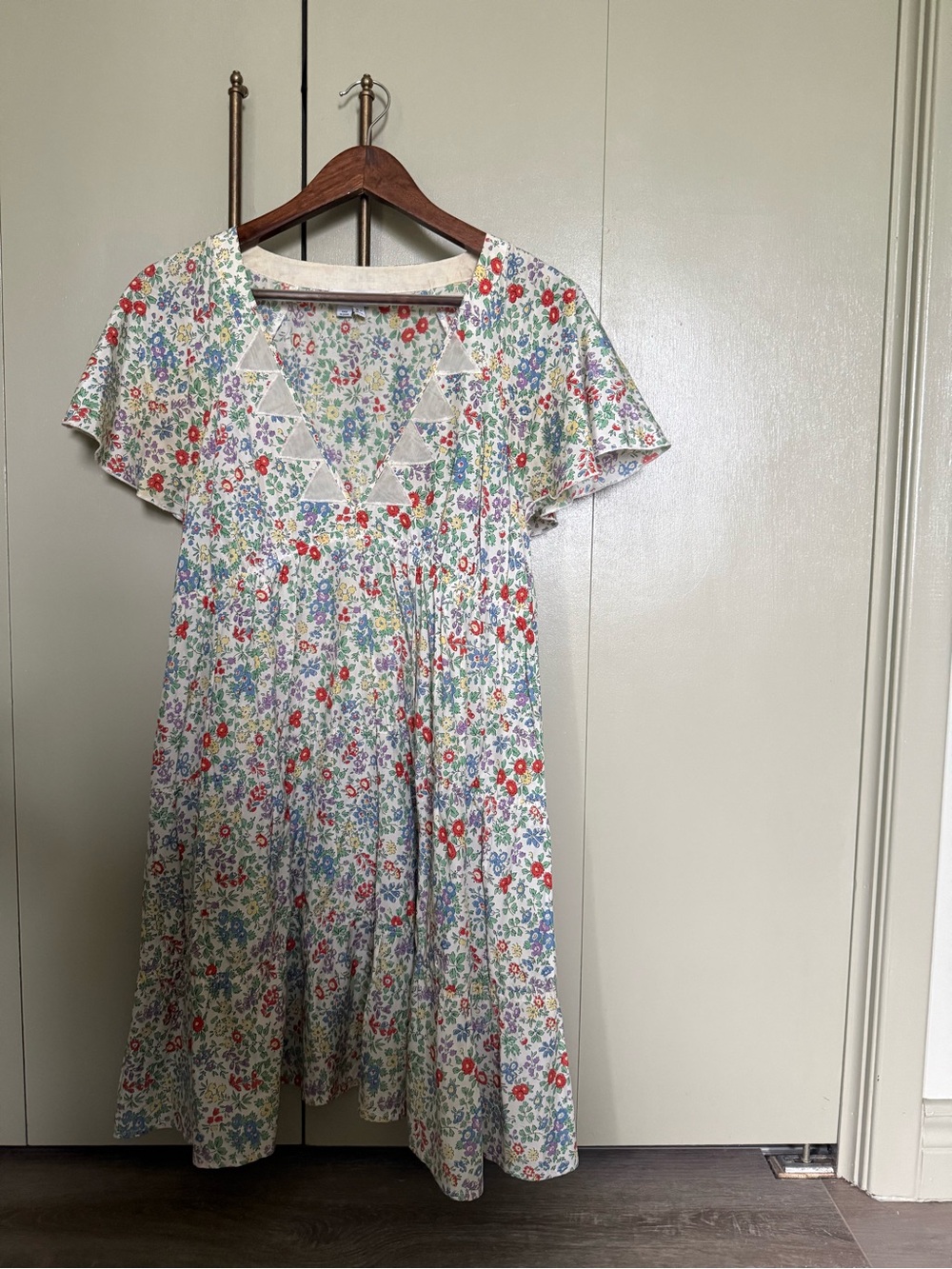 See by Chloé Silk Cotton Floral Mini Dress Size 4